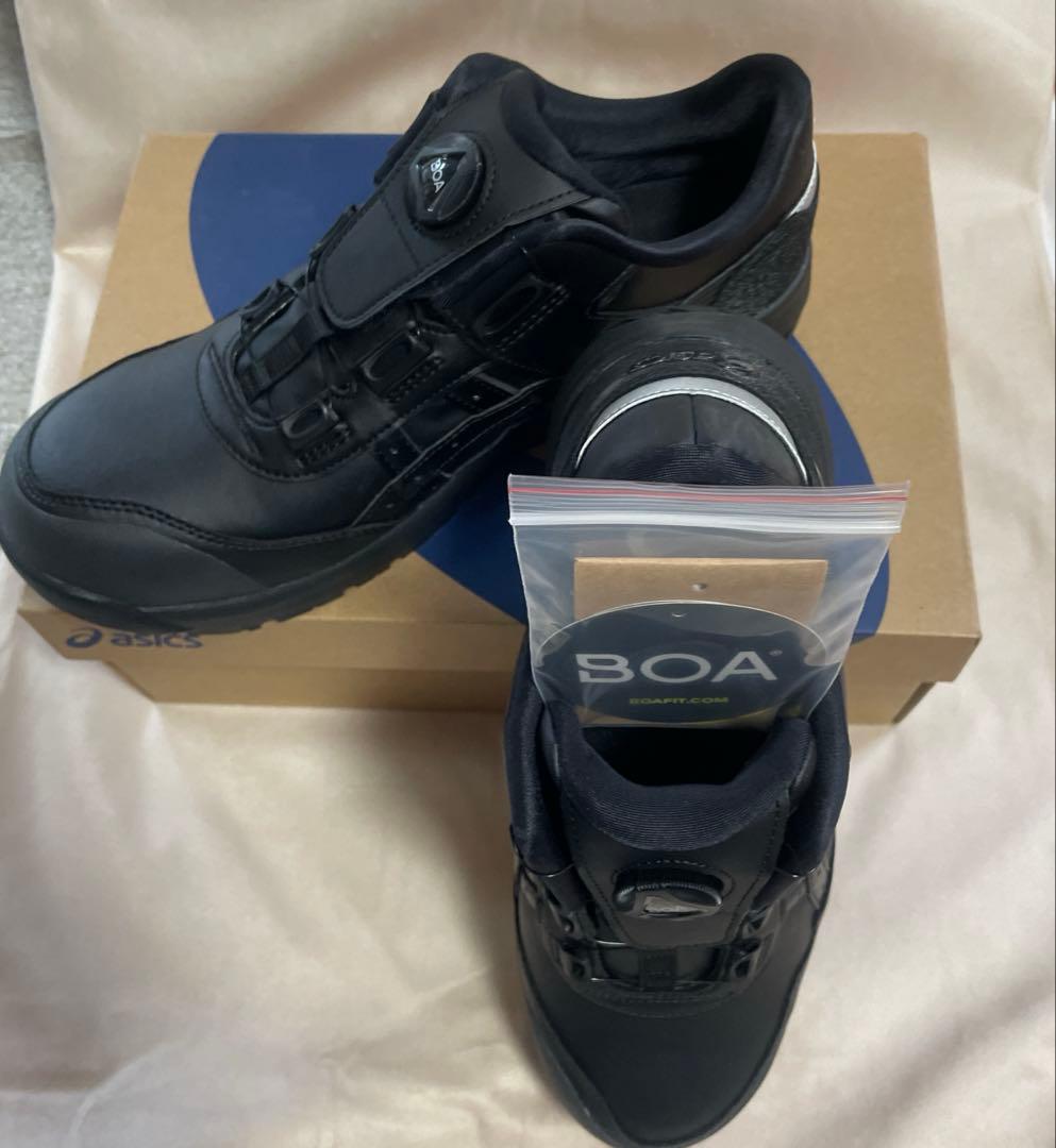 ASICS CP306 BOA WIDE ブラック/ブラック 安全靴 27センチ