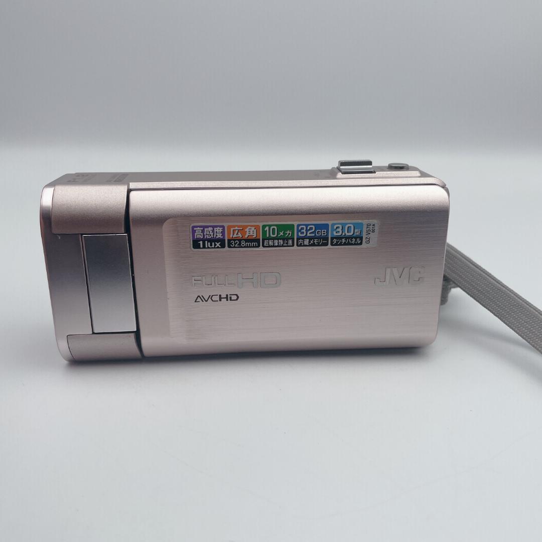 【未使用級】JVC Everio フルハイビジョンビデオカメラ GZ-V570