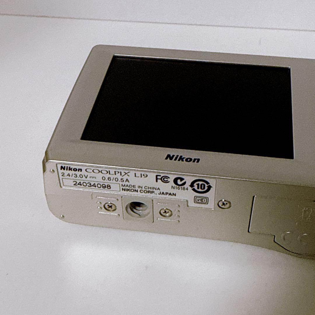 【美品】Nikon ニコン コンパクトデジタルカメラ COOLPIX L19