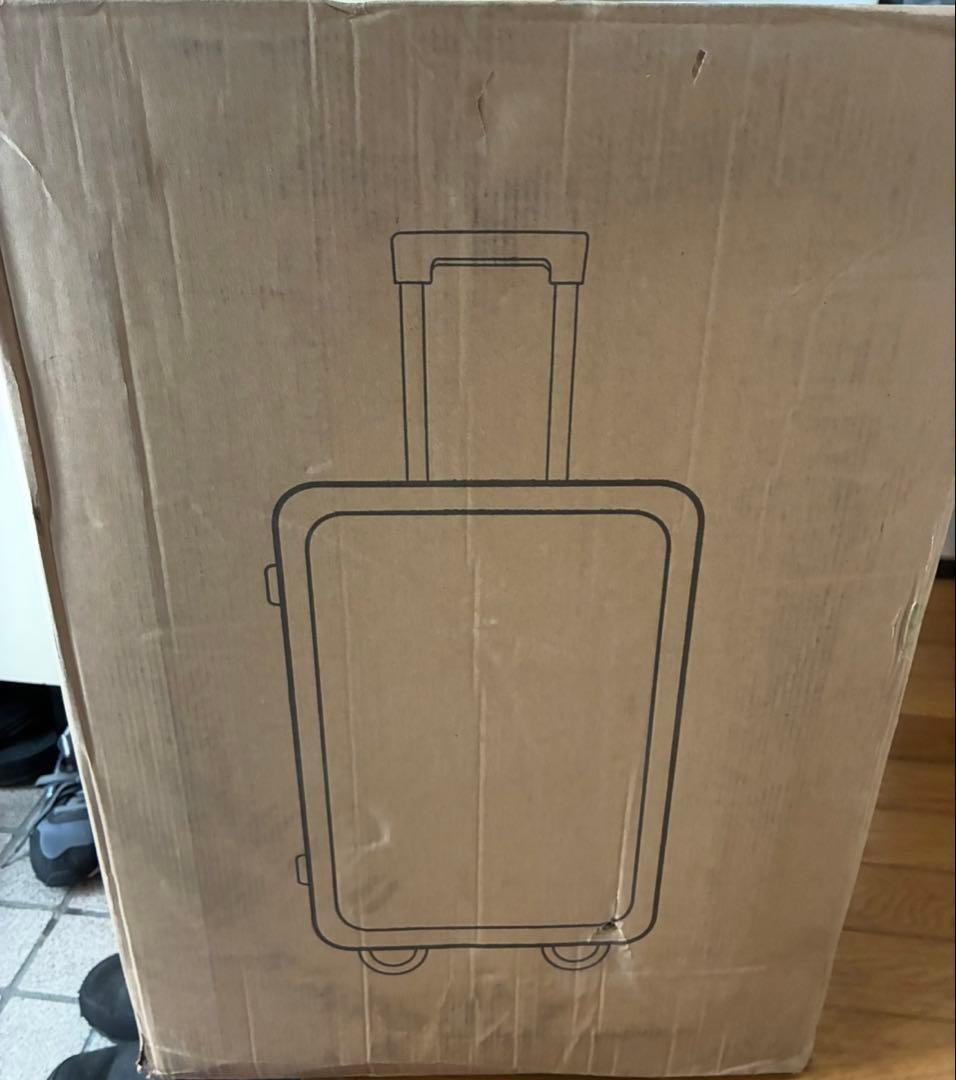 キャリーバッグUSBポートTSAロック搭載 シルバー Mサイズ/4～7泊/65L