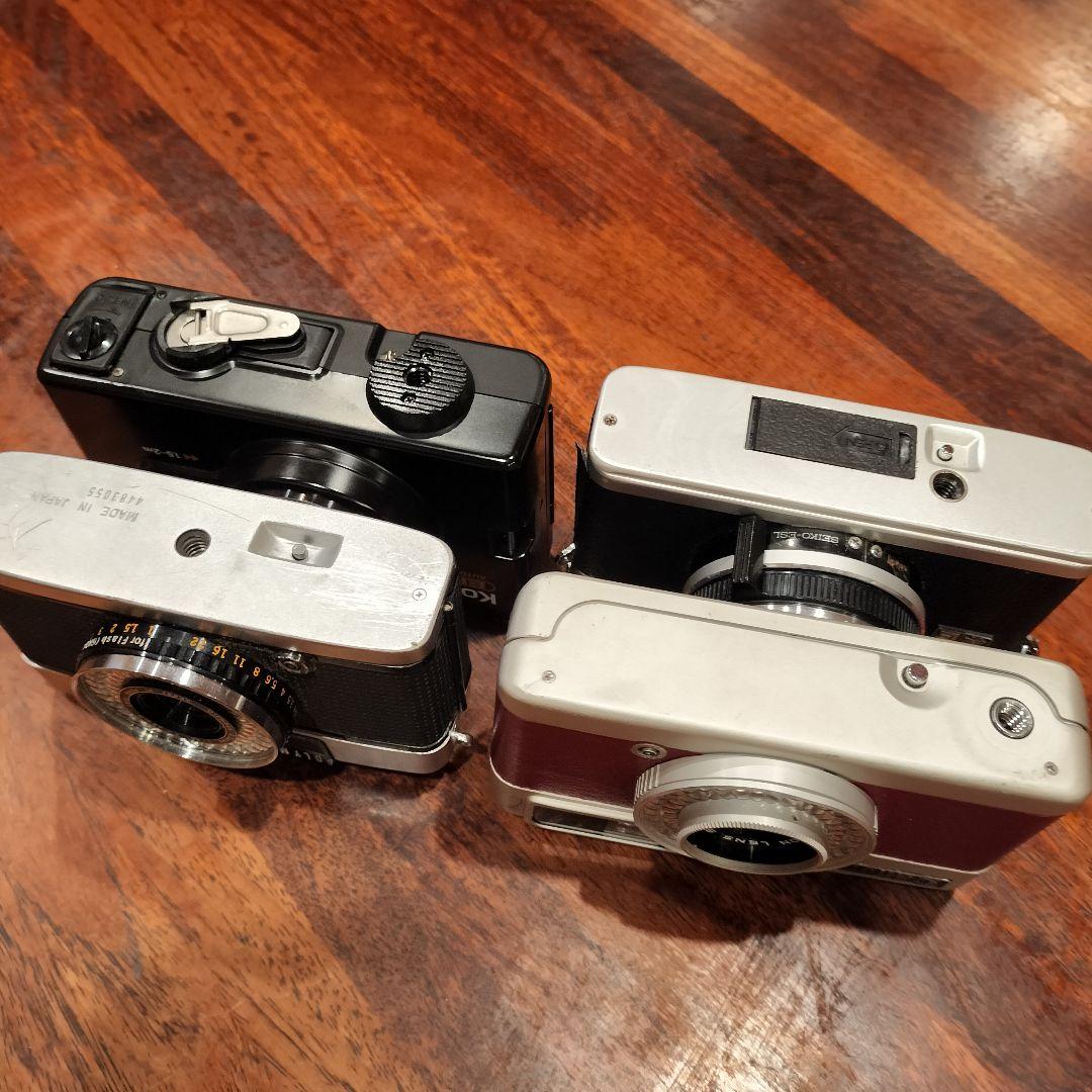フィルムカメラ 4点 まとめ売り EE3 ハイマチックF デミEE28 コニカ