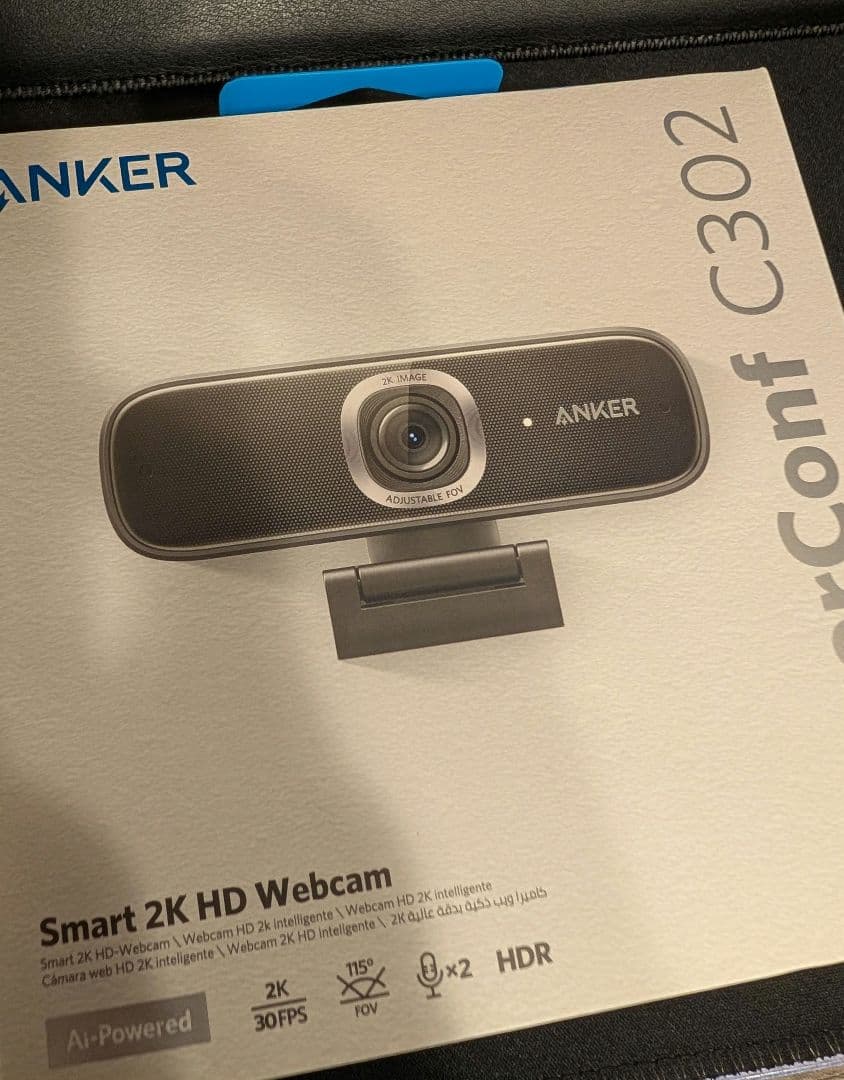 【美品】Anker PowerConf C302 ウェブカメラ 2K