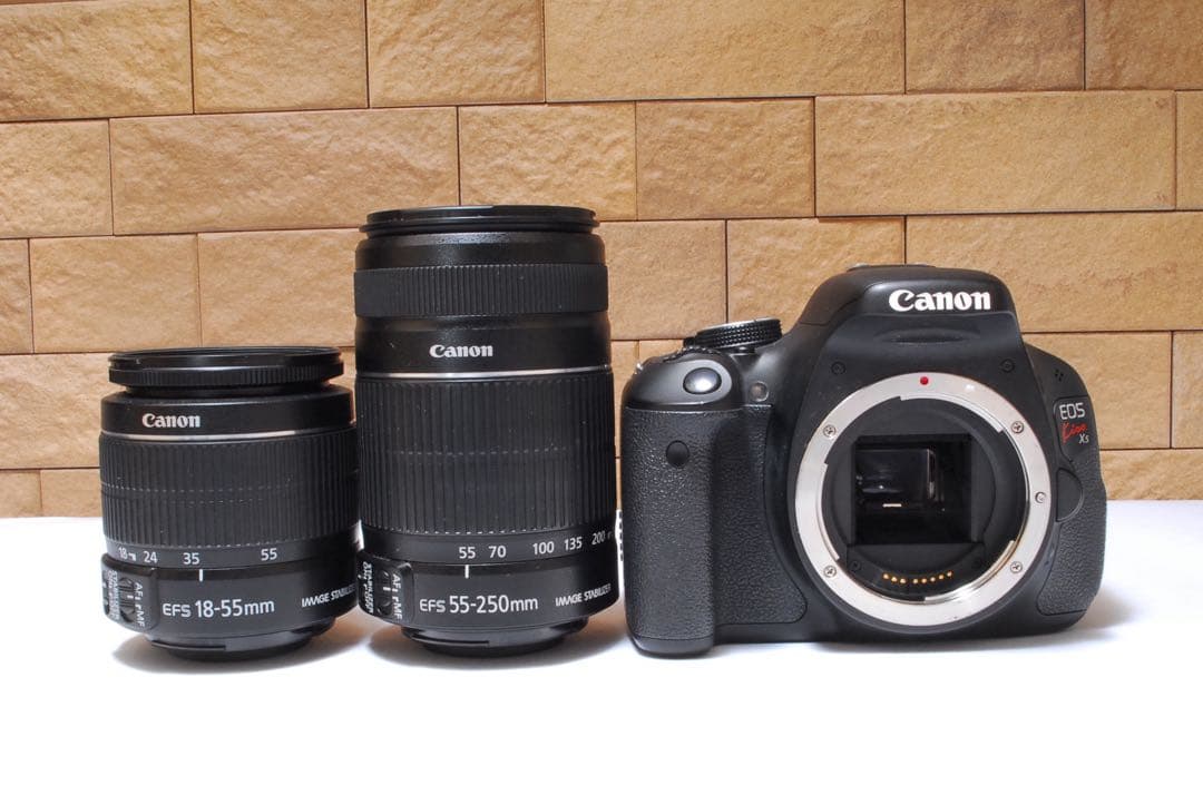 Canon Kiss X5 ダブルレンズ バッグ付き 初心者おすすめ スマホ転送