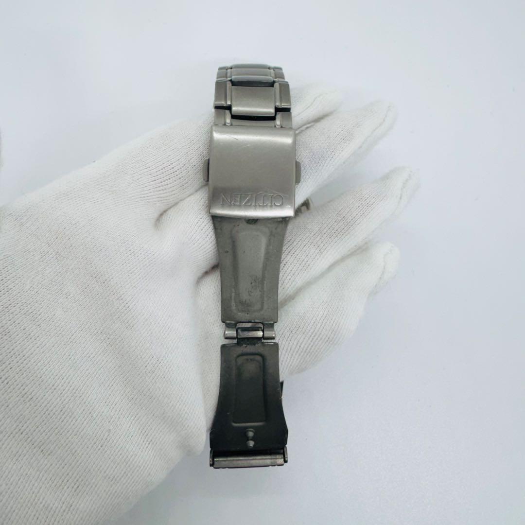 ✨CITIZEN✨シチズン✨Eco-Drive✨デイト✨ブラック文字盤✨腕時計✨