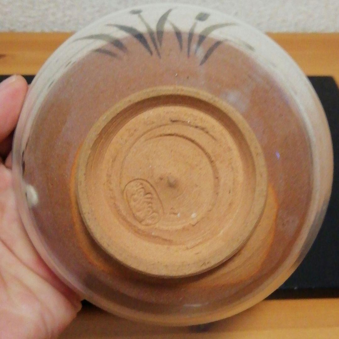 真葛香斎作　京焼　水仙図　茶碗　箱付　茶道具