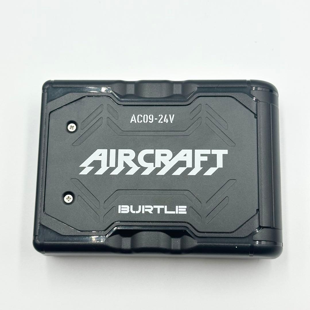 BURTLE AC09 24V バッテリー&ファンセット ブラック