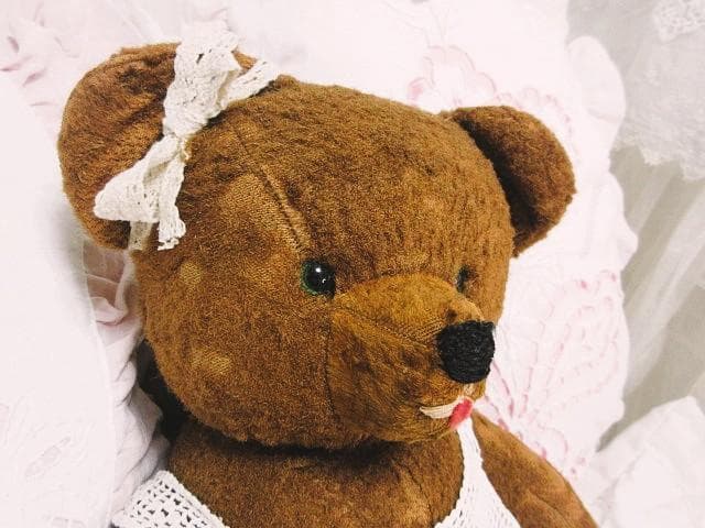 【 SALE 】アンティークベア　ジャーマン　テディベア ☆鳴きます♪♪