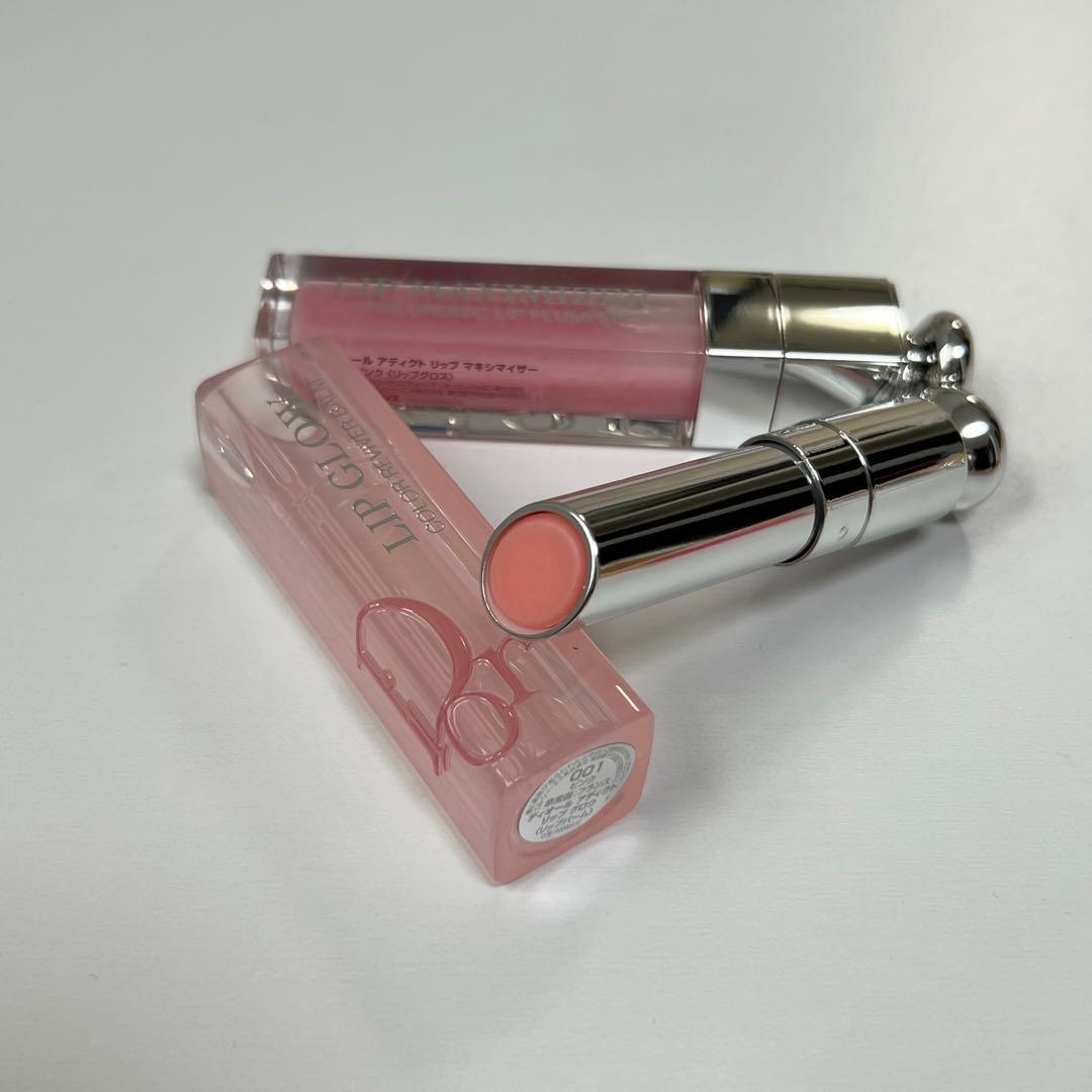 dior マキシマイザー　リップグロウ　リップバーム　新品　001 ピンク