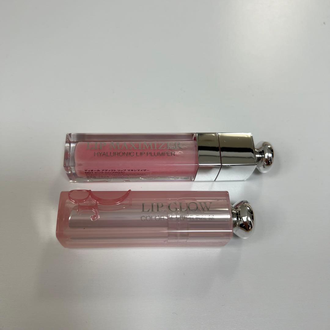dior マキシマイザー　リップグロウ　リップバーム　新品　001 ピンク