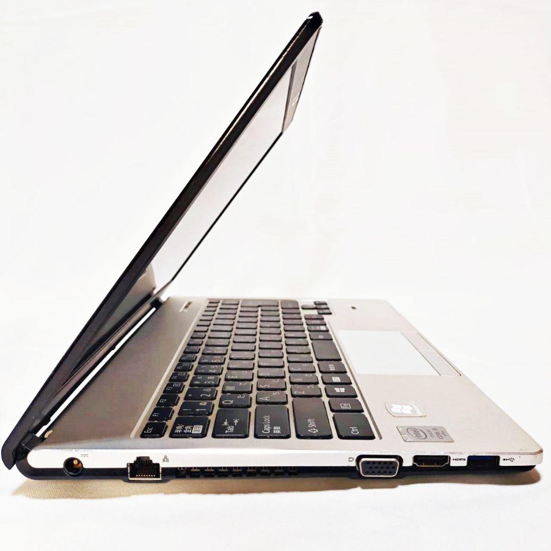 【訳あり】軽量コンパクト 13インチ Fujitsu ノートPC シルバー