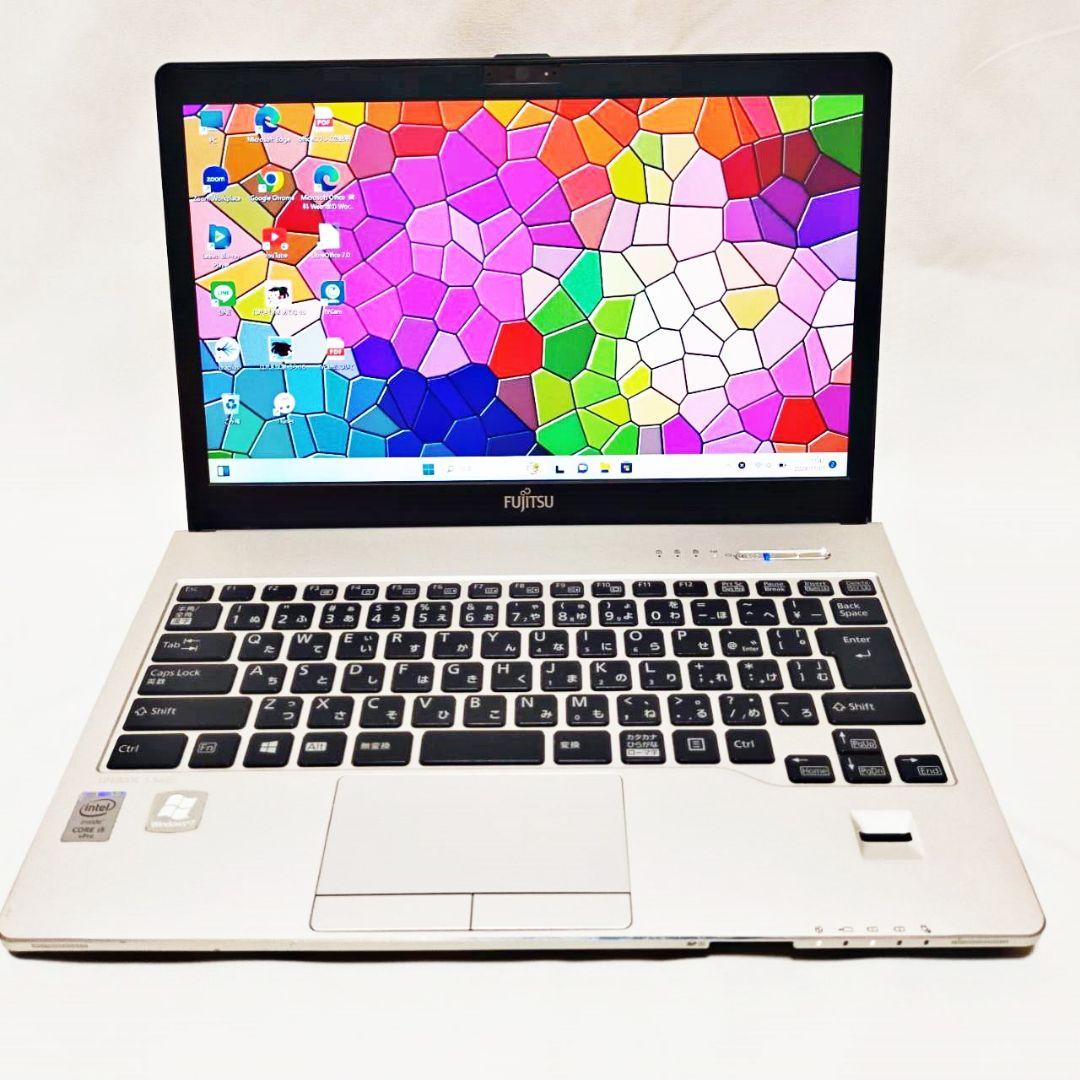 【訳あり】軽量コンパクト 13インチ Fujitsu ノートPC シルバー