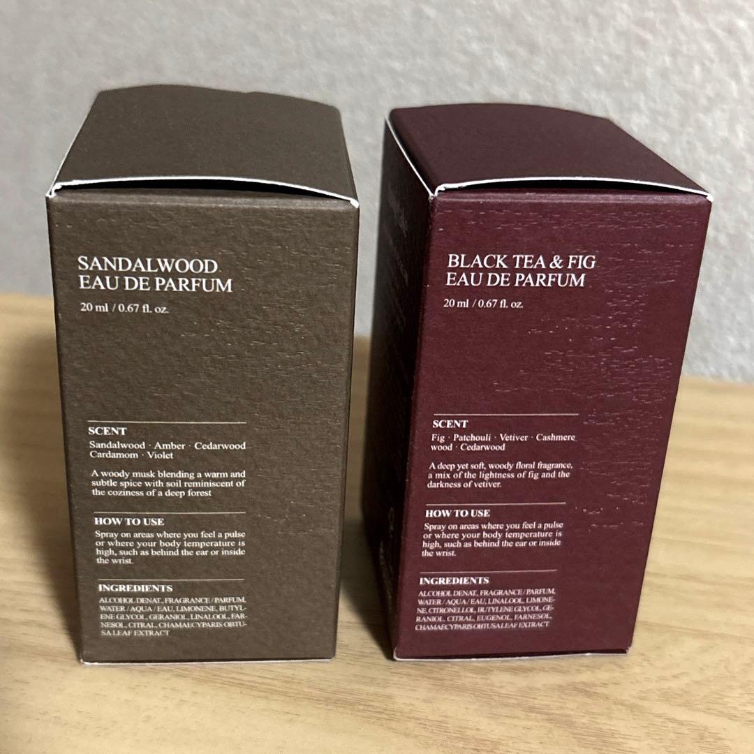Longtake 香水 ブラックティー&フィグ サンダルウッド オードパルファム