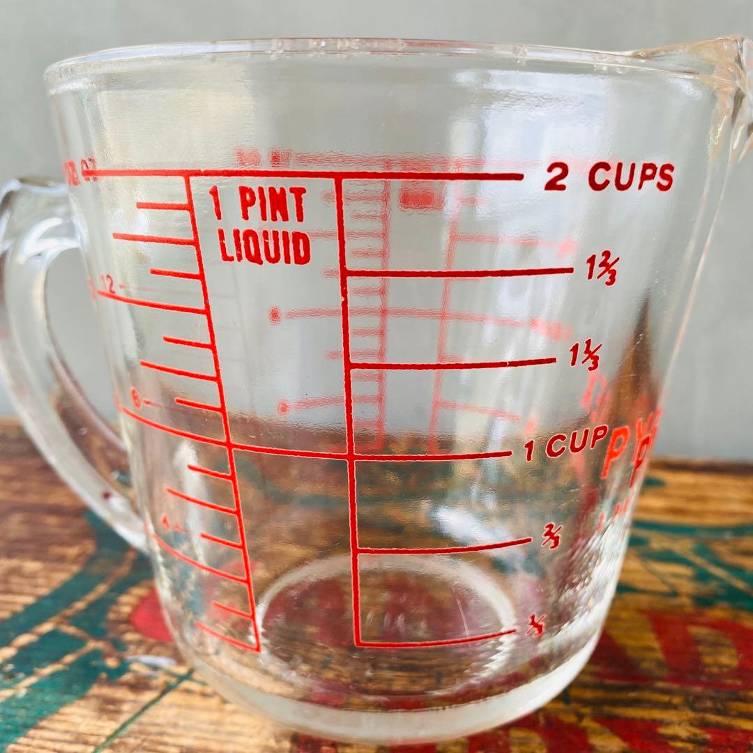 【1926-1948 USA vintage】パイレックス メジャーリングカップ
