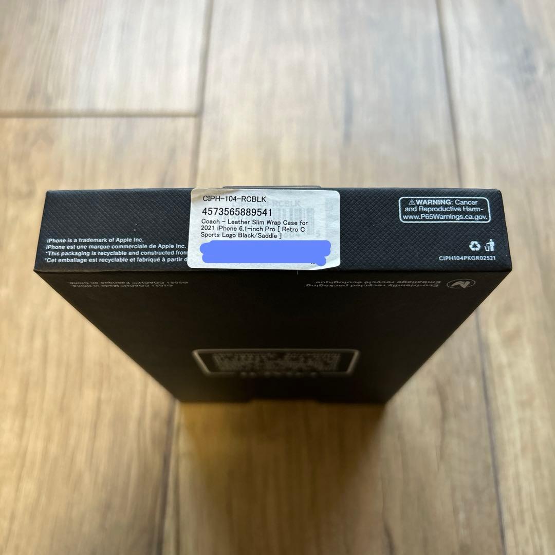 【新品・未開封】coach iPhoneケース(iPhone13/13Pro)