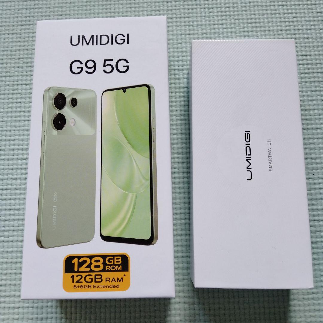 美品 スマホ UMIDIGI G9 5G & スマートウォッチ セット