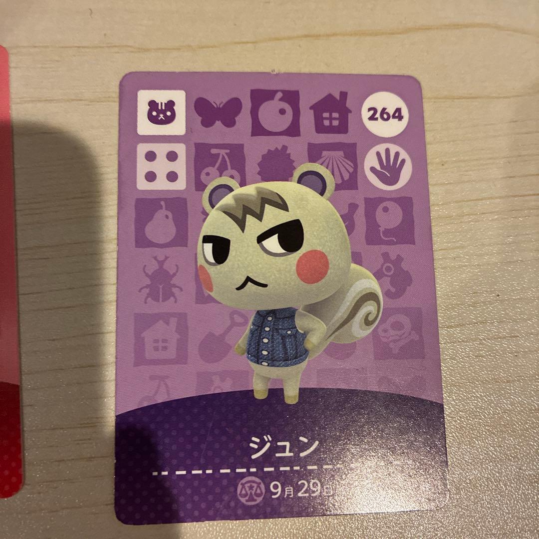 amiiboカード　あつ森　ゆきみ　みすず　ルナ　ジュン　ペーター　ちゃちゃまる