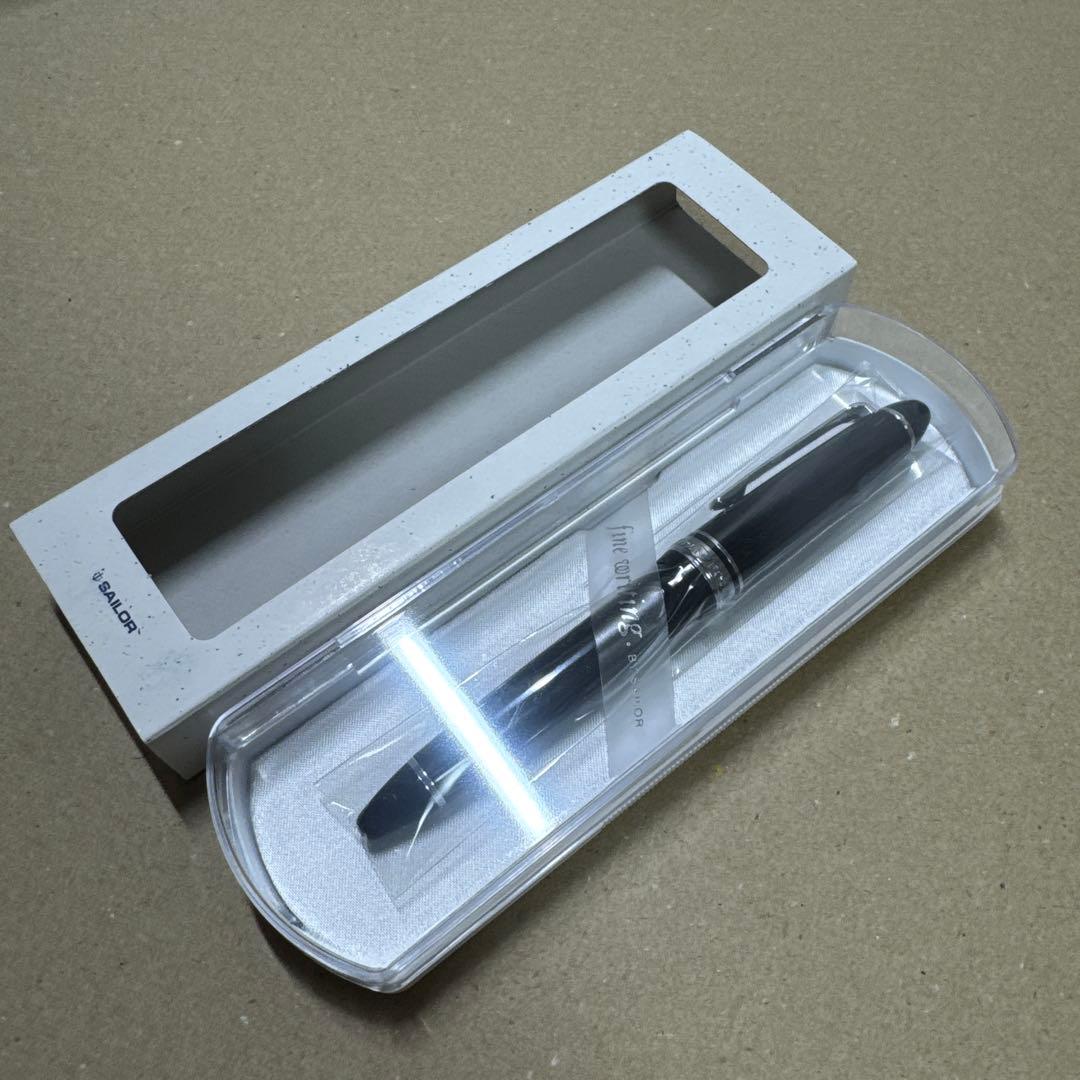 新品 廃盤 SAILOR セーラー 万年筆 プロフィット スタンダード B 銀