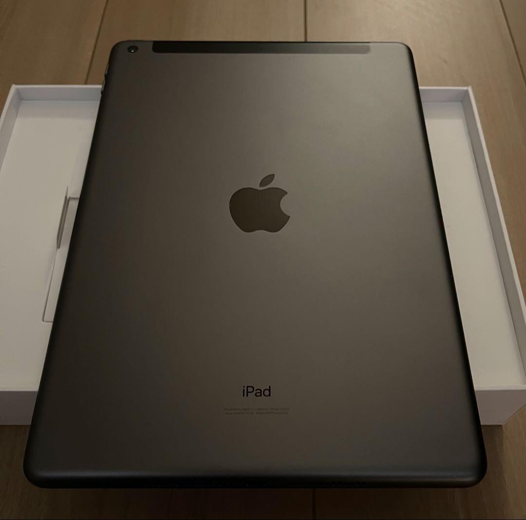 iPad8 128GB wifi セルラー スペースグレー 充電器&ケーブル&箱