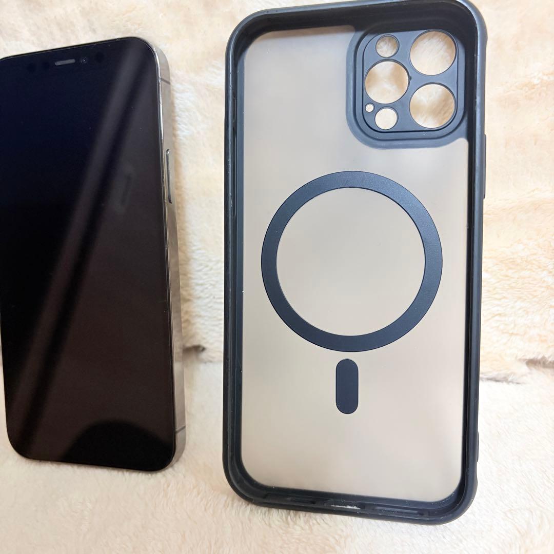 【美品】 iPhone 12 Pro SIMフリー グラファイト ケース付き