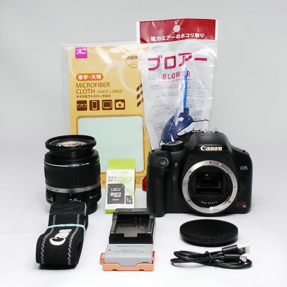 初期不良保証✨️③i Canon EOS Kiss x2 レンズセット