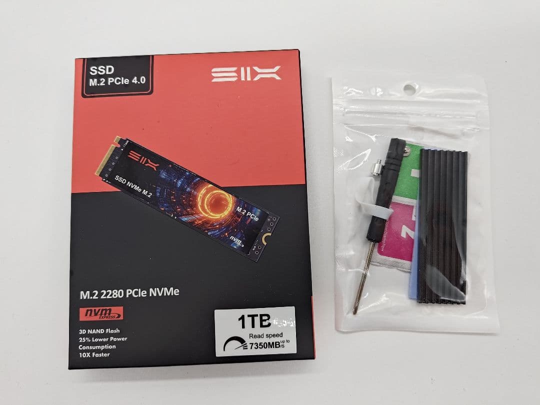 【新品未開封】SIX X7400 M.2 PCIe4.0 1TB SSD
