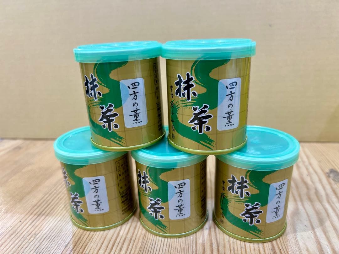京都宇治抹茶　山政小山園　四方の薫30g ×5缶セット MATCHAPOWDER