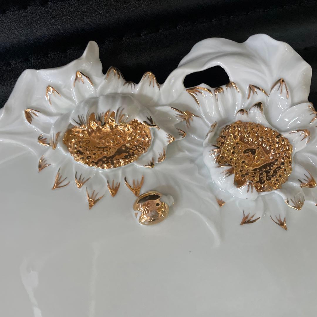 イタリア最高峰磁器 I Tiche/ティケ 色絵金彩花文
