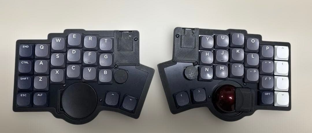 [yopue様用][組み立て済み]双掌(SO-SHO) 分割無線キーボード
