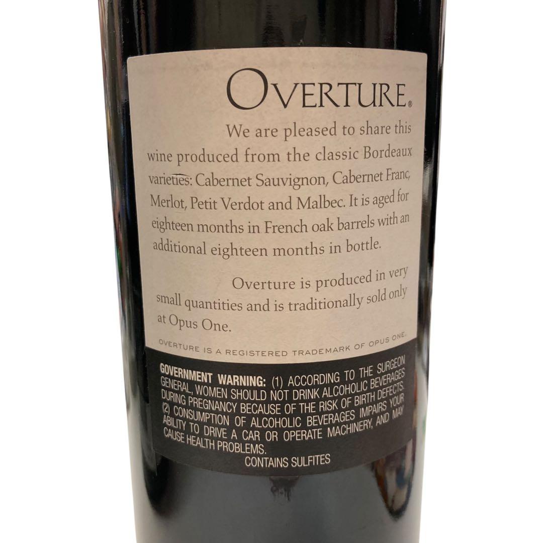 未開栓 オーバーチュア Overture オーパスワン セカンドラベル750ml