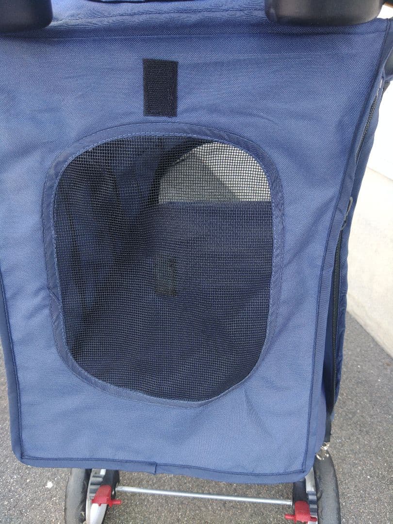 犬猫 折り畳み式 ペットカート メッシュ 窓付き
