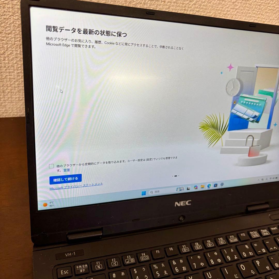 Windowsノート本体 NEC VKT12H-1 Windows11 Pro/SSD128GB