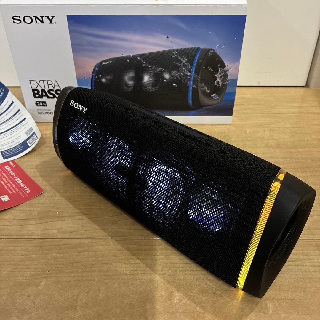 ワイヤレスポータブルスピーカー 【SONY】 SRS-XB43 ブラック
