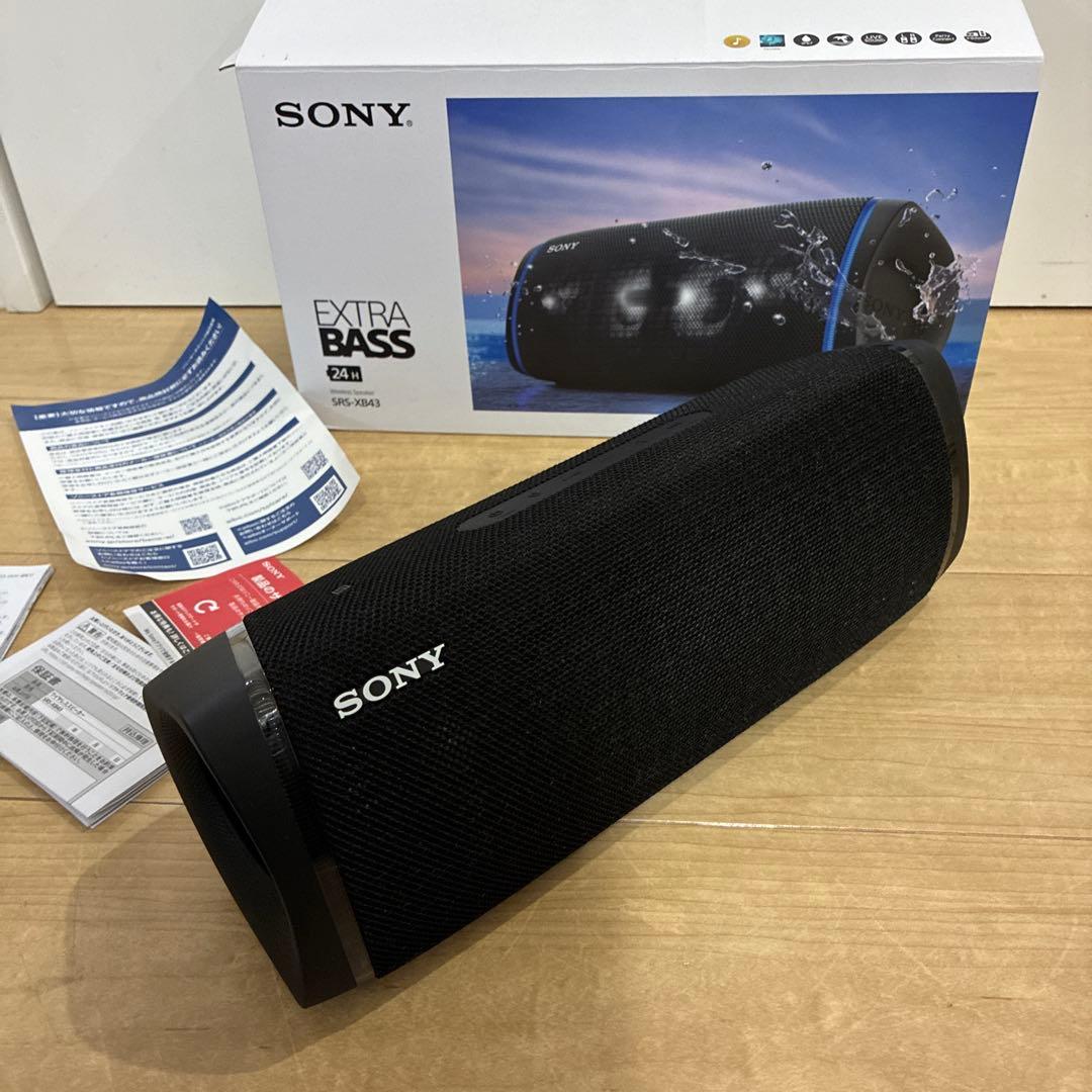 ワイヤレスポータブルスピーカー 【SONY】 SRS-XB43 ブラック