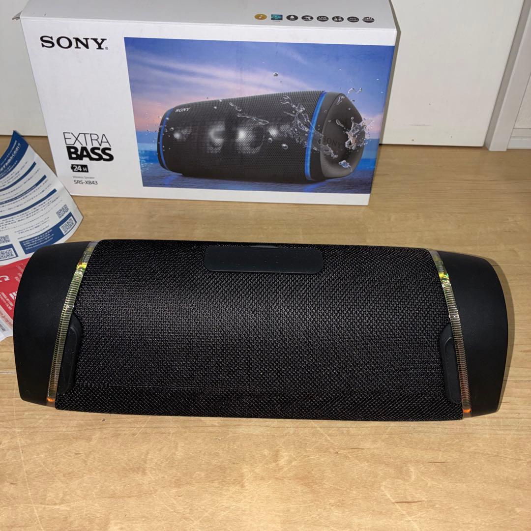 ワイヤレスポータブルスピーカー 【SONY】 SRS-XB43 ブラック