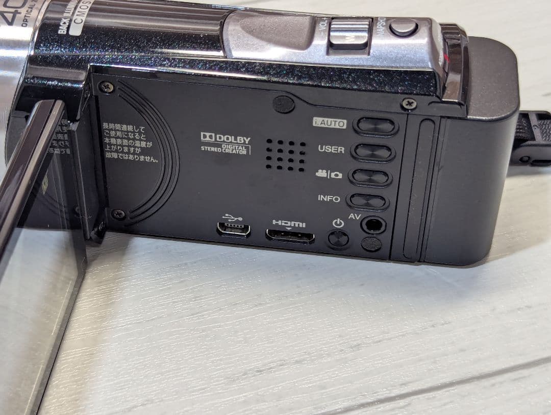JVC Everio GZ-HM33-B フルHD ビデオカメラ 美品