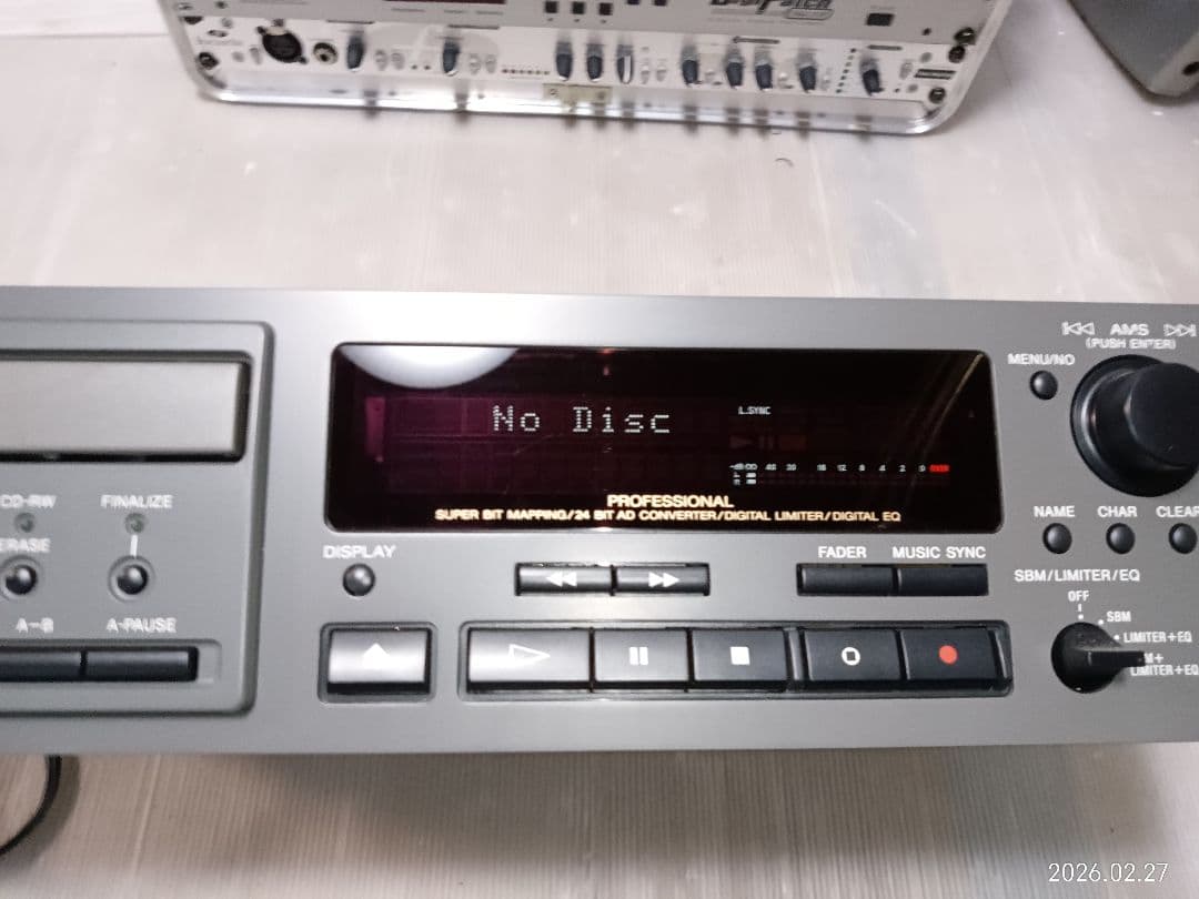 SONY CDR-W66 業務用音楽CDレコーダー 現状渡し