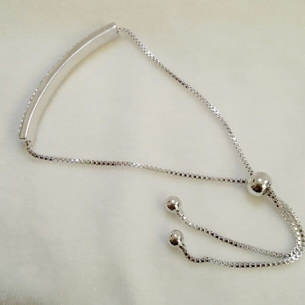 グルーデコ®のスワロフスキーアクセサリー　カーブブレスレット(ゴールド色台)