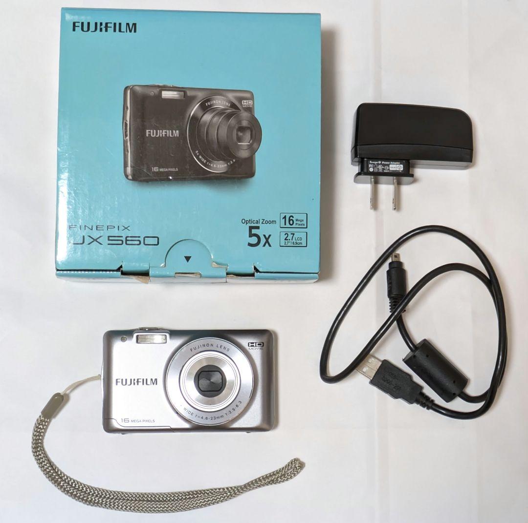 【美品】富士フイルム　FINEPIX JX560　コンパクトデジタルカメラ