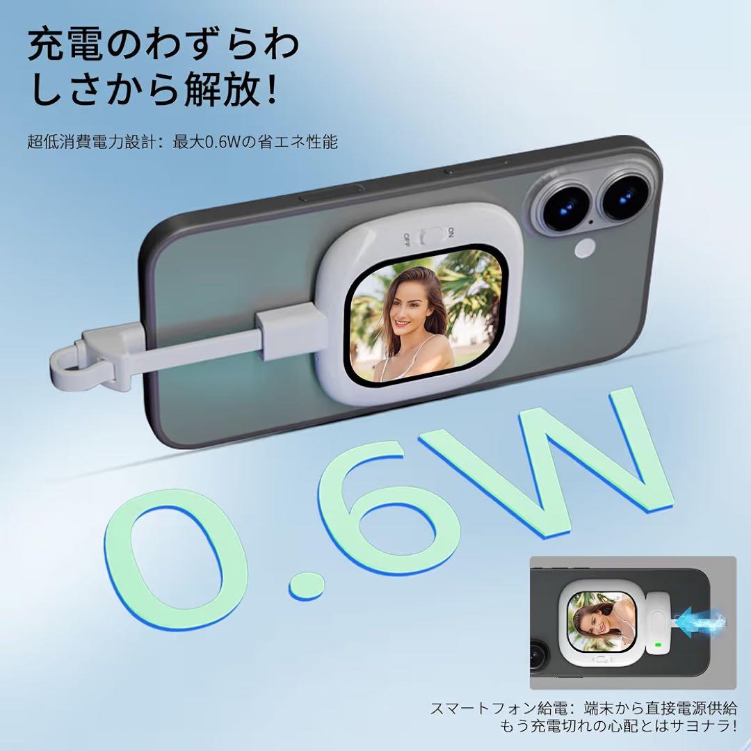 iPhone用自撮りモニター⭐️ iPhone背面カメラモニター スマホ