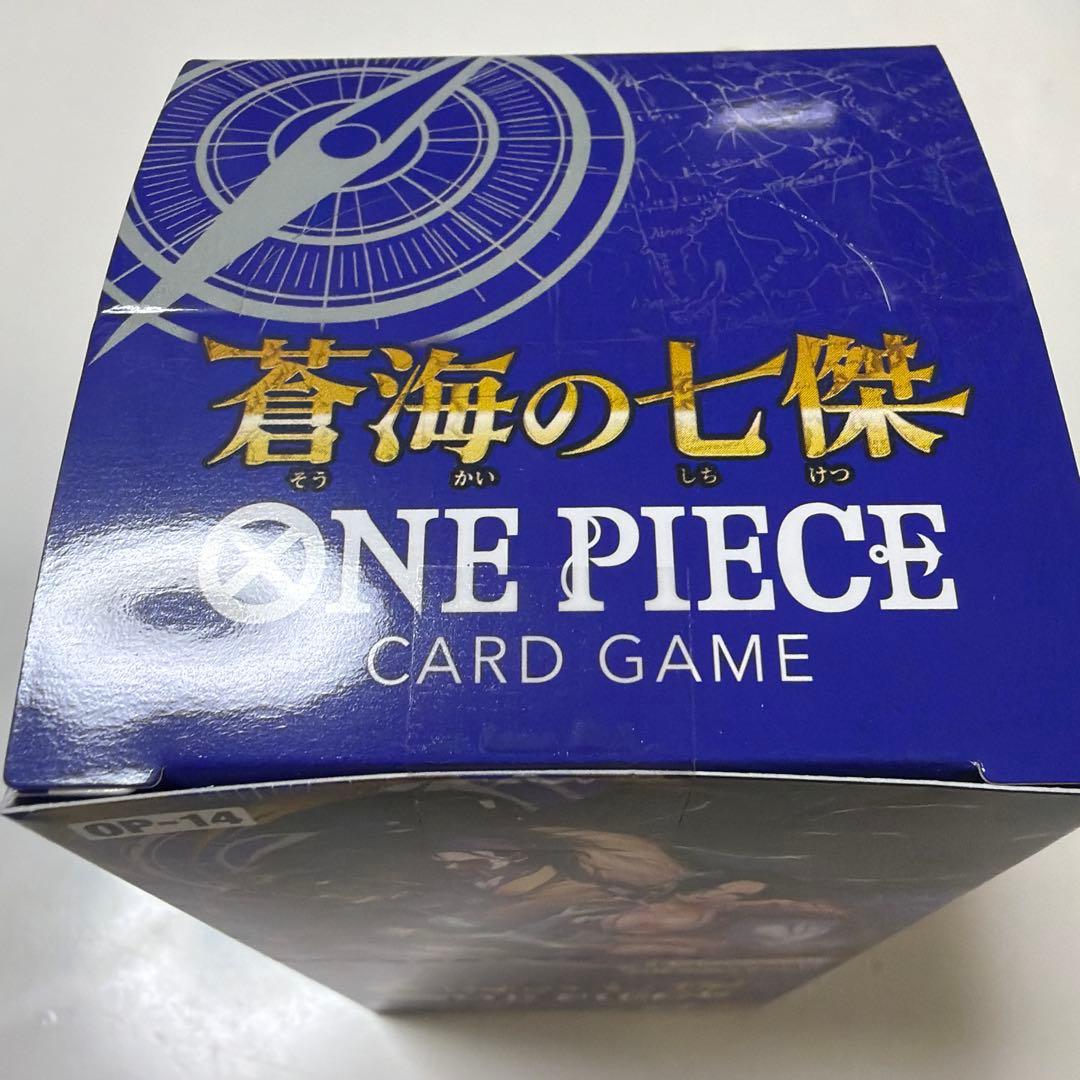 未開封　テープ付きbox 蒼海の七傑 ワンピースカードゲーム