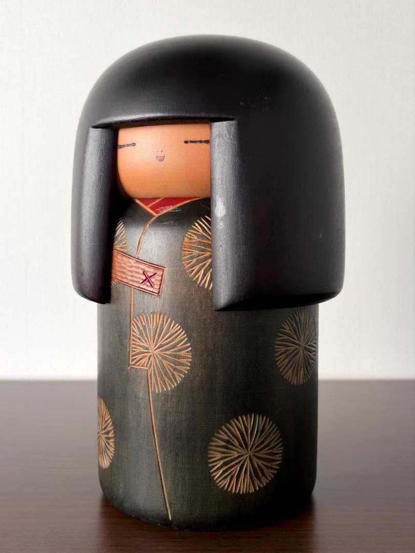稀少 大きい 関口 三作 Sansaku 創作 こけし kokeshi 人形