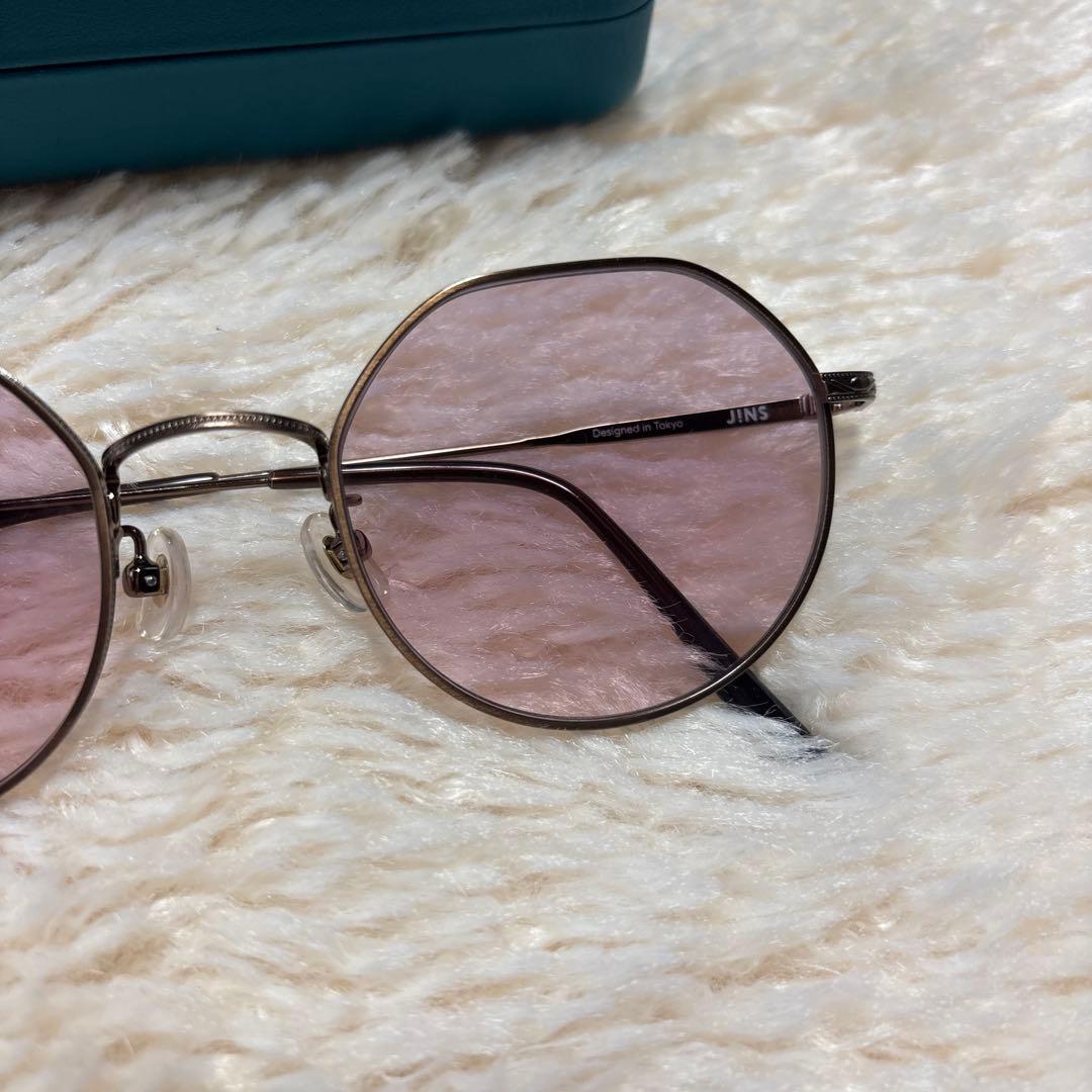 JINS カラーレンズ 下部分に老眼2.5入り 。中央は度なし