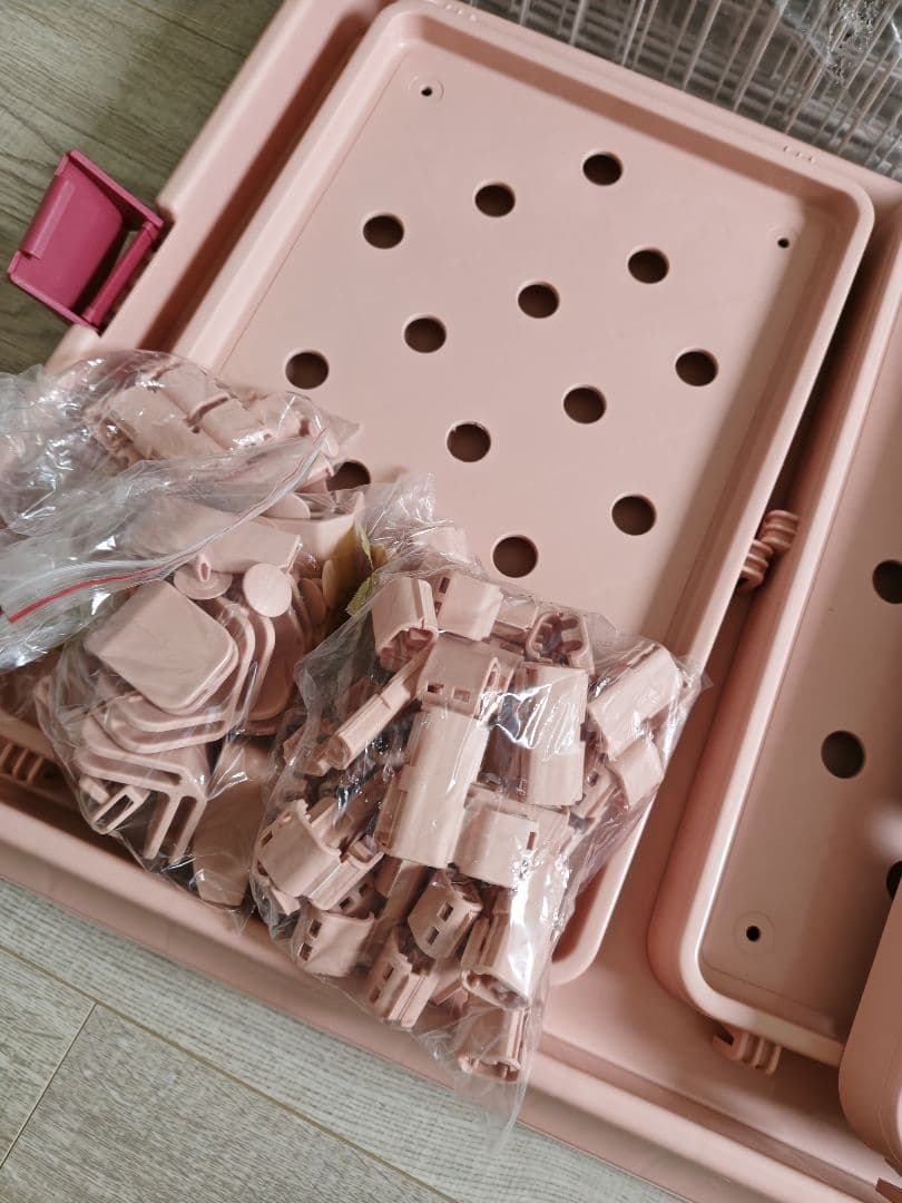 超美品！3段式キャットケージ ピンク