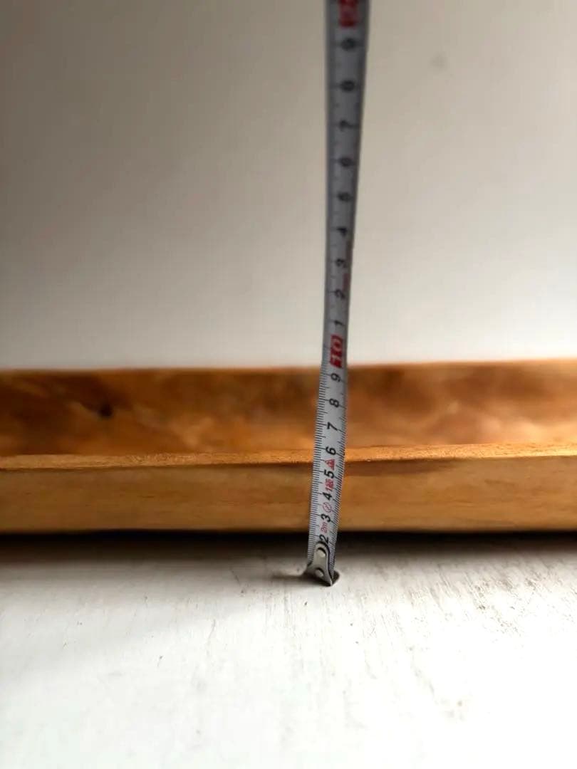 023 フランス パリ 蚤の市購入 ウッドトレー 天然木 全長70㎝ バケット