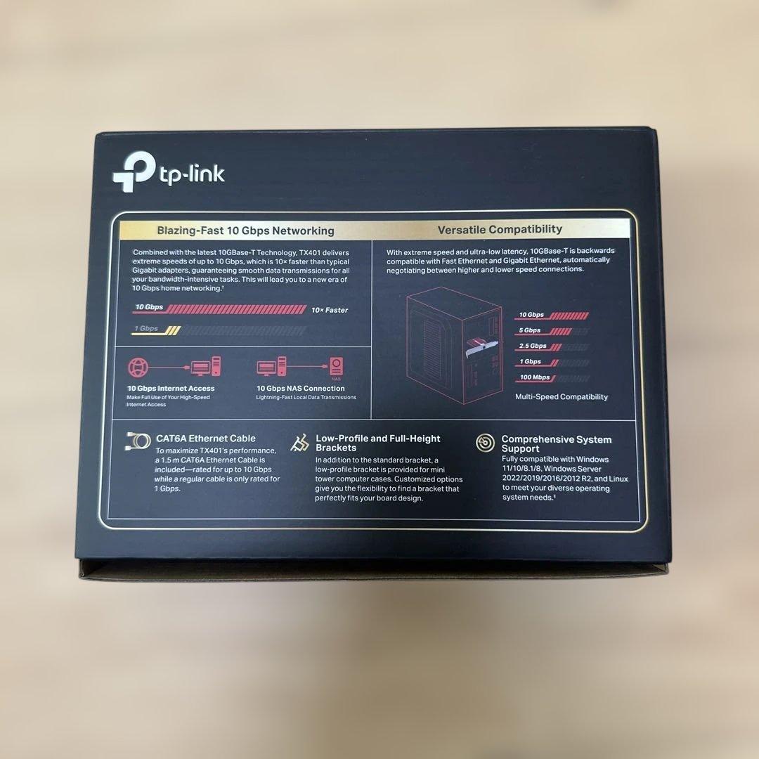 TP-Link 10Gbps LANカード TX401