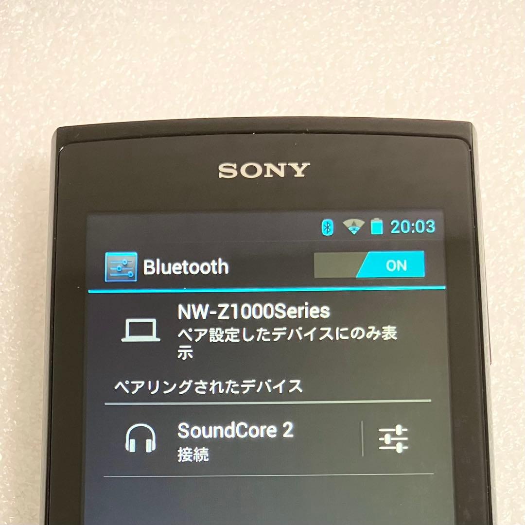 【バッテリー良好】　SONY ウォークマン NW-Z1050 16GB ブルー