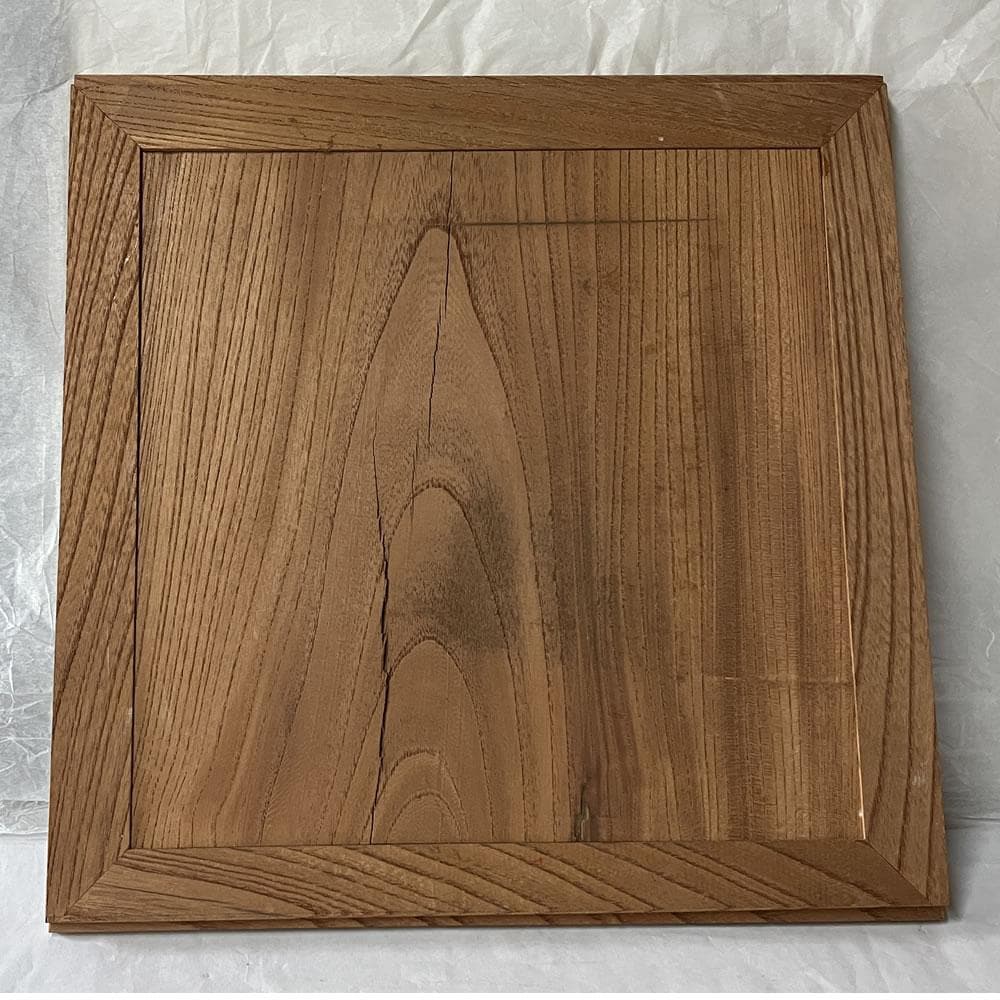 F1329 木製 茶道具箱 黒柿 瓢摘み 瓢箪形 摘み 茶箱 色紙箱 器局
