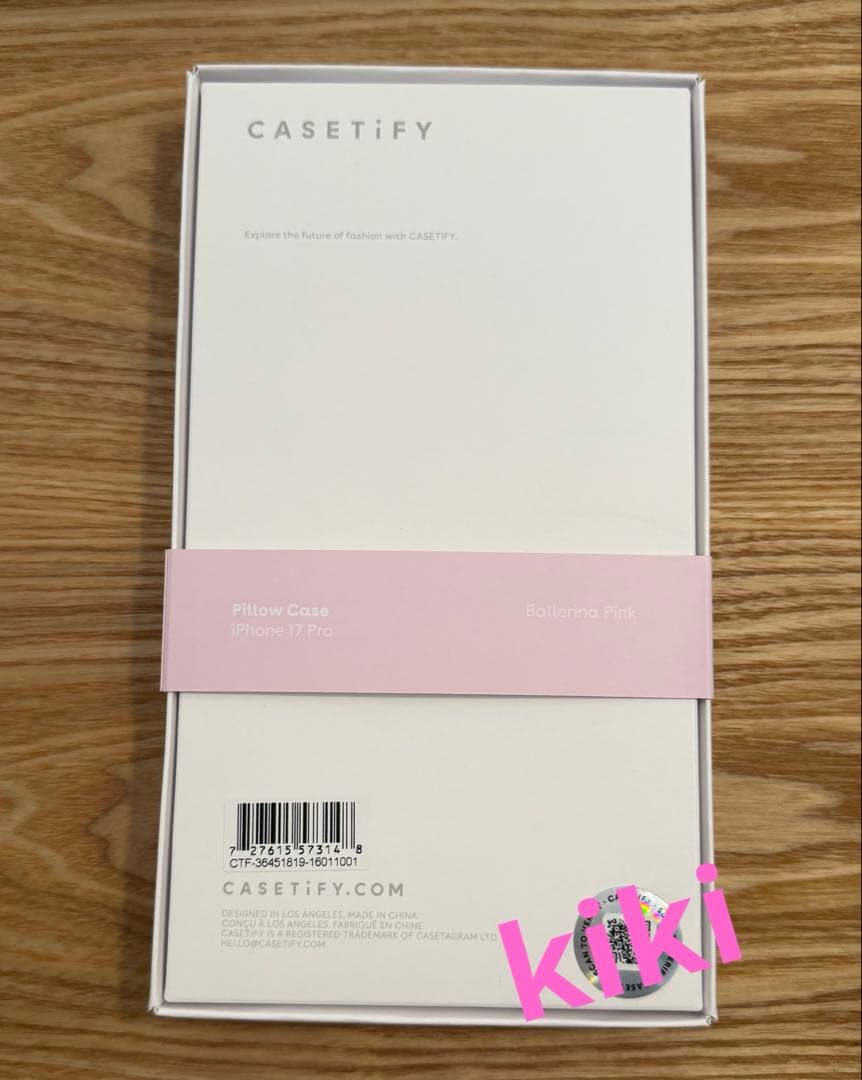 新品未使用♡ケースティファイiPhone 17proケース　ピローケース
