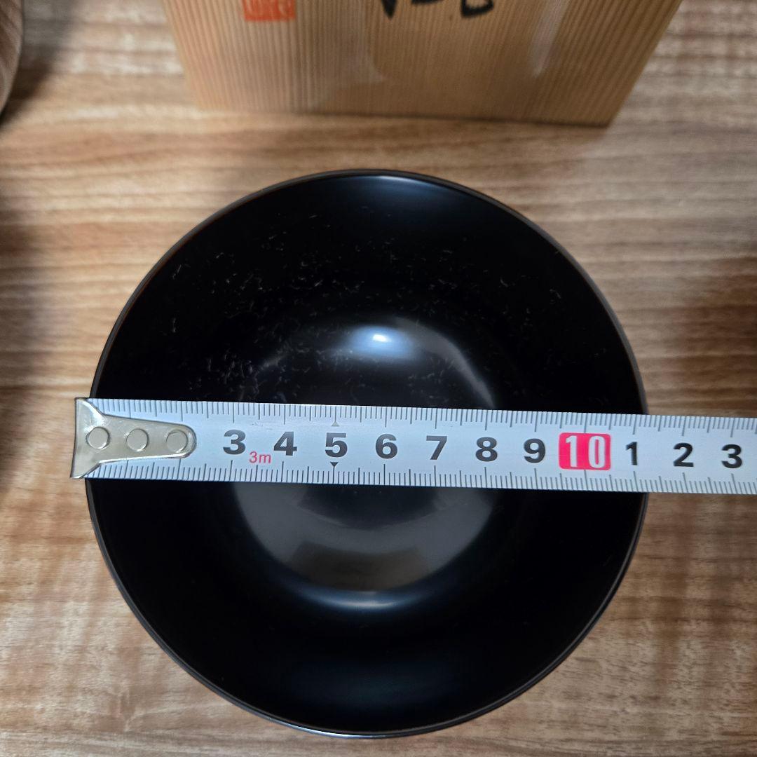 漆器 椀 木目 5個セット 赤褐色 金色の鳥