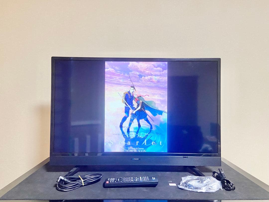 【すぐ使えます】maxzen マクスゼン 32型テレビ｜録画対応｜付属品あり
